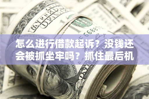 北京怎么进行借款起诉？没钱还会被抓坐牢吗？抓住最后机会！