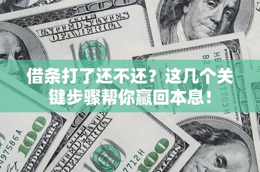 北京借条打了还不还？这几个关键步骤帮你赢回本息！