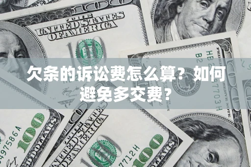 北京欠条的诉讼费怎么算？如何避免多交费？