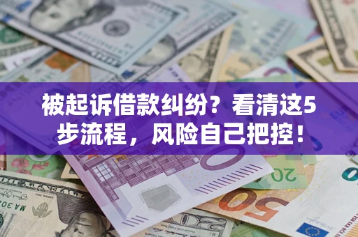 北京被起诉借款纠纷？看清这5步流程，风险自己把控！