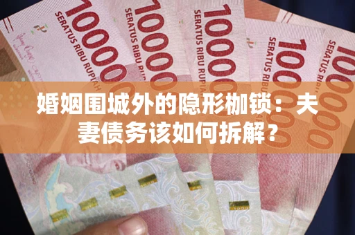 北京婚姻围城外的隐形枷锁：夫妻债务该如何拆解？